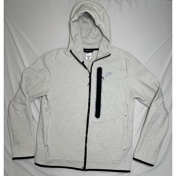 Nike Other - Nike Sportswear Tech Fleece Full-Zip Hoodie Heather Grey Unisex Size Medium